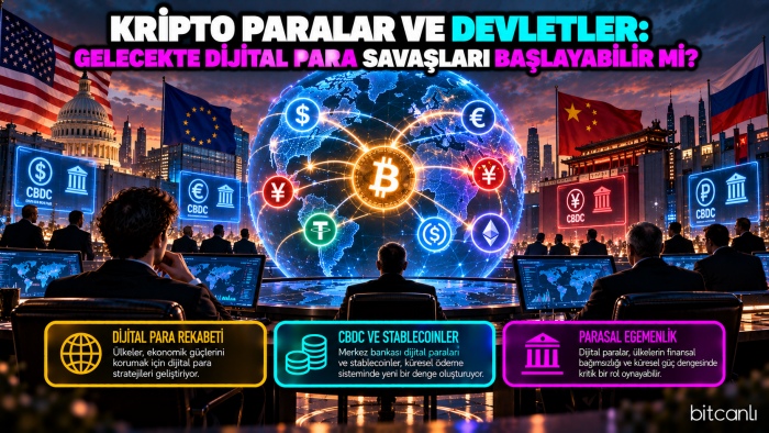 Kripto Paralar ve Devletler: Gelecekte Dijital Para Savaşları Başlayabilir mi?